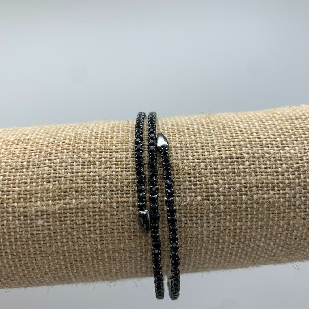 Stella & Dot Radiance Coil Bracelet - Black